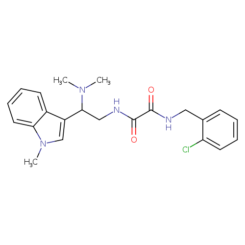 N'-[(2-chlorophenyl)methyl]-N-[2-(dimethylamino)-2-(1-methyl-1H-indol-3-yl)ethyl]ethanediamide