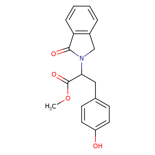 methyl 3-(4-hydroxyphenyl)-2-(1-oxo-2,3-dihydro-1H-isoindol-2-yl)propanoate