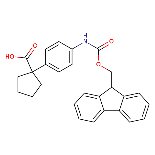 1-[4-({[(9H-fluoren-9-yl)methoxy]carbonyl}amino)phenyl]cyclopentane-1-carboxylicacid