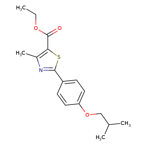 ethyl 2-(3-cyano-4-isobutoxyphenyl)-4-methylthiazole-5-carboxylate