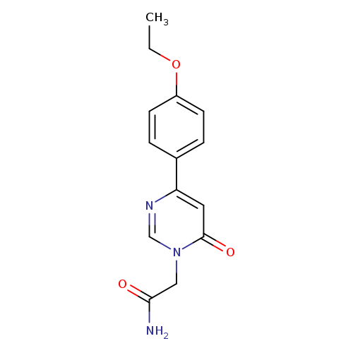 2-[4-(4-ethoxyphenyl)-6-oxo-1,6-dihydropyrimidin-1-yl]acetamide