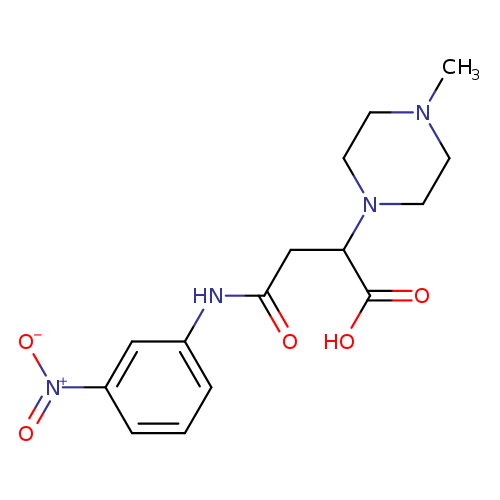 2-(4-methylpiperazin-1-yl)-3-[(3-nitrophenyl)carbamoyl]propanoic acid