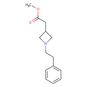 methyl 2-[1-(2-phenylethyl)azetidin-3-yl]acetate