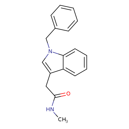 1H-Indole-3-acetamide, N-methyl-1-(phenylmethyl)-