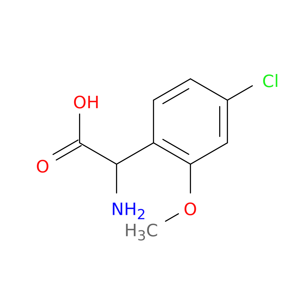 2-amino-2-(4-chloro-2-methoxyphenyl)acetic acid