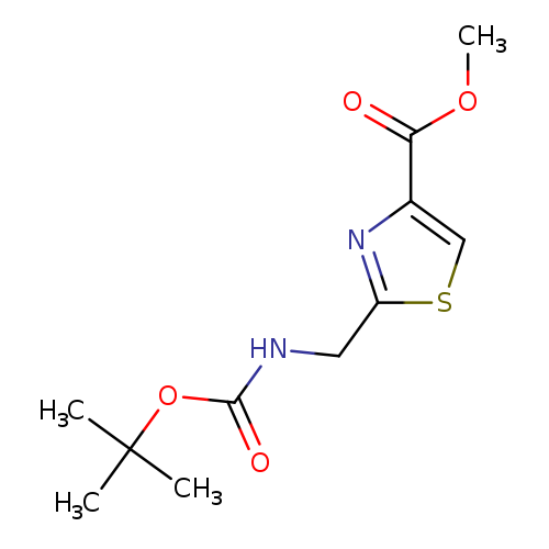 2-(tert-Butoxycarbonylamino-methyl)-thiazole-4-carboxylic acid methyl ester