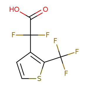 2,2-difluoro-2-[2-(trifluoromethyl)thiophen-3-yl]acetic acid