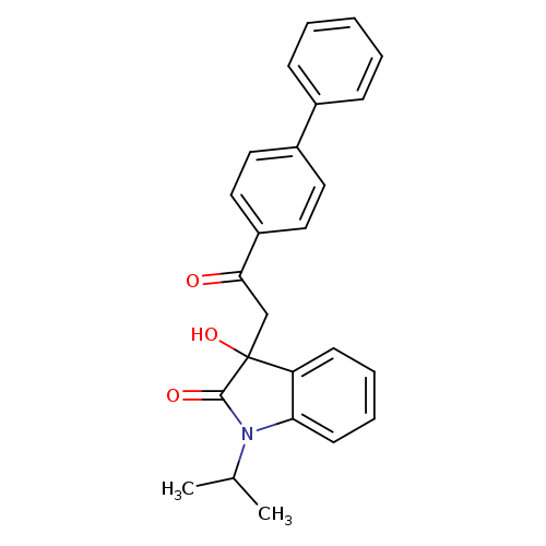 3-(2-[1,1'-biphenyl]-4-yl-2-oxoethyl)-3-hydroxy-1-isopropyl-1,3-dihydro-2H-indol-2-one