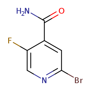 2-Bromo-5-fluoroisonicotinamide