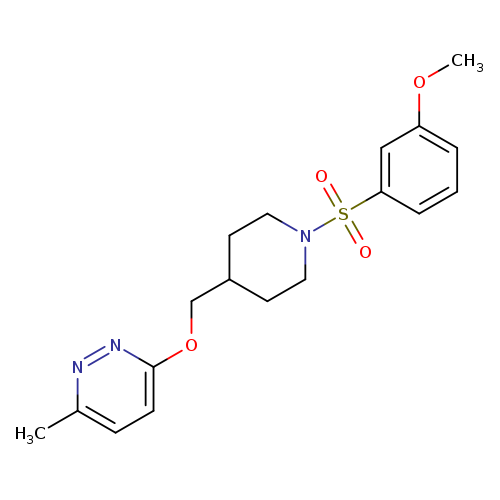 3-{[1-(3-methoxybenzenesulfonyl)piperidin-4-yl]methoxy}-6-methylpyridazine