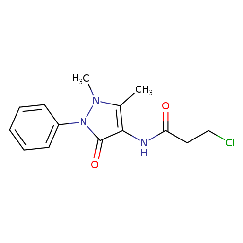 3-Chloro-n-(1,5-dimethyl-3-oxo-2-phenyl-2,3-dihydro-1h-pyrazol-4-yl)propanamide