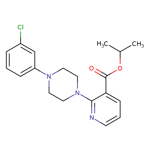 propan-2-yl 2-[4-(3-chlorophenyl)piperazin-1-yl]pyridine-3-carboxylate