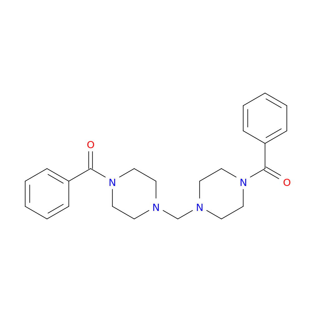 1-Benzoyl-4-[(4-benzoylpiperazin-1-yl)methyl]piperazine
