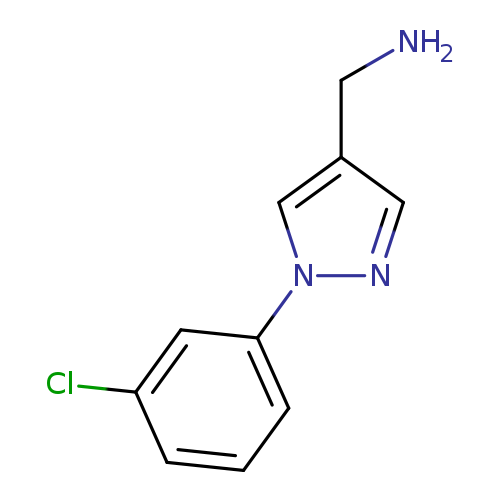 (1-(3-chlorophenyl)-1H-pyrazol-4-yl)methanamine
