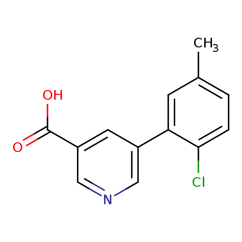 5-(2-Chloro-5-methylphenyl)pyridine-3-carboxylic acid