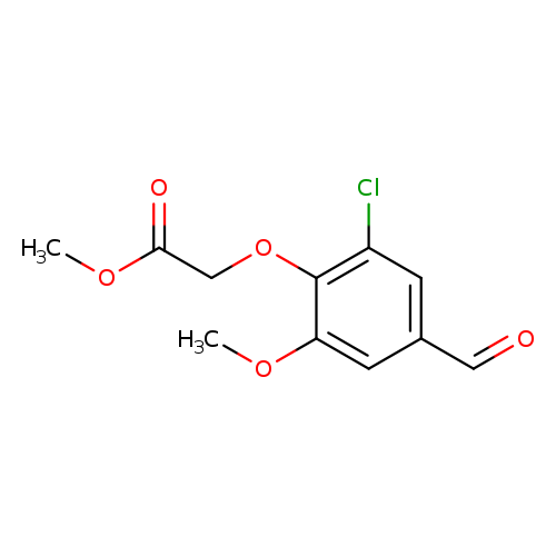 methyl (2-chloro-4-formyl-6-methoxyphenoxy)acetate