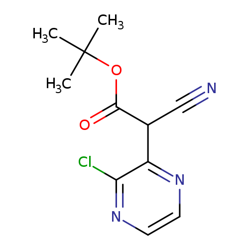 tert-butyl 2-(3-chloropyrazin-2-yl)-2-cyanoacetate