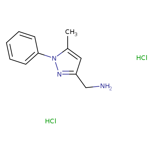 1-(5-methyl-1-phenyl-1H-pyrazol-3-yl)methanamine dihydrochloride