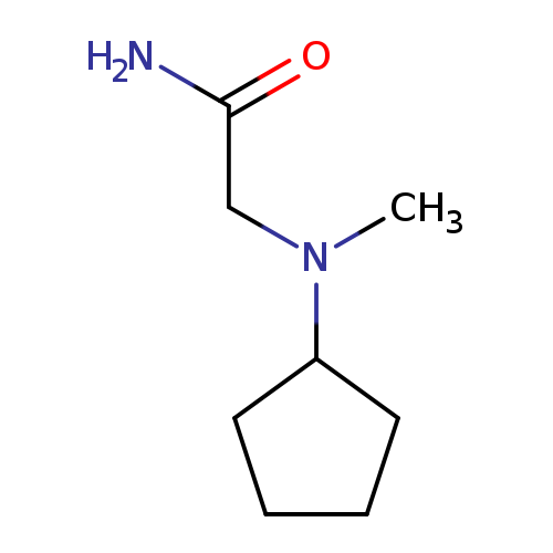 2-[cyclopentyl(methyl)amino]acetamide