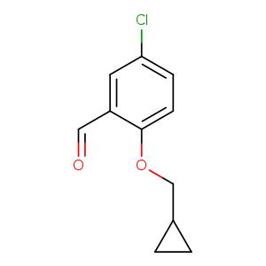 5-Chloro-2-(cyclopropylmethoxy)benzaldehyde
