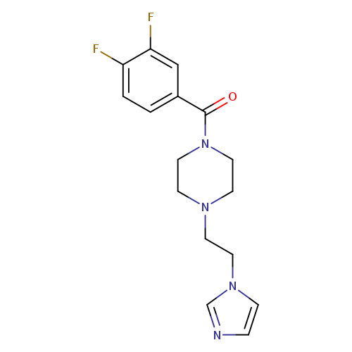1-(3,4-difluorobenzoyl)-4-[2-(1H-imidazol-1-yl)ethyl]piperazine