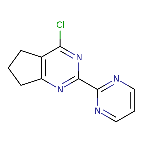 2-{4-chloro-5H,6H,7H-cyclopenta[d]pyrimidin-2-yl}pyrimidine