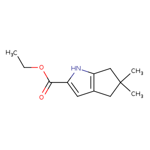 Ethyl 5,5-dimethyl-1H,4H,5H,6H-cyclopenta[b]pyrrole-2-carboxylate