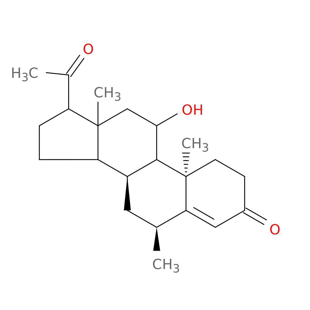 6α-methyl-11β-hydroxy Progesterone