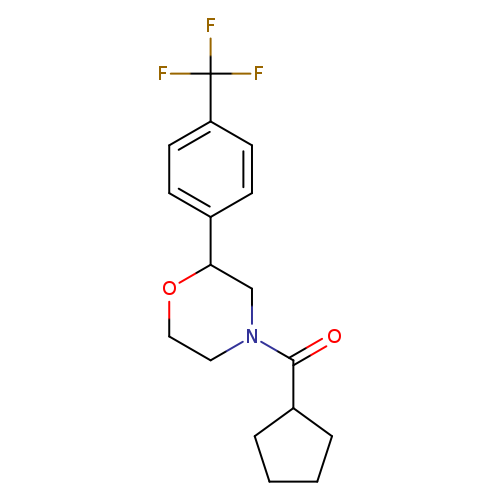 4-cyclopentanecarbonyl-2-[4-(trifluoromethyl)phenyl]morpholine