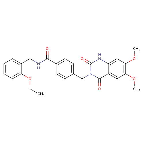 4-[(6,7-dimethoxy-2,4-dioxo-1,2,3,4-tetrahydroquinazolin-3-yl)methyl]-N-[(2-ethoxyphenyl)methyl]benzamide