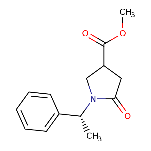 Methyl 5-oxo-1-[(1R)-1-phenylethyl]pyrrolidine-3-carboxylate