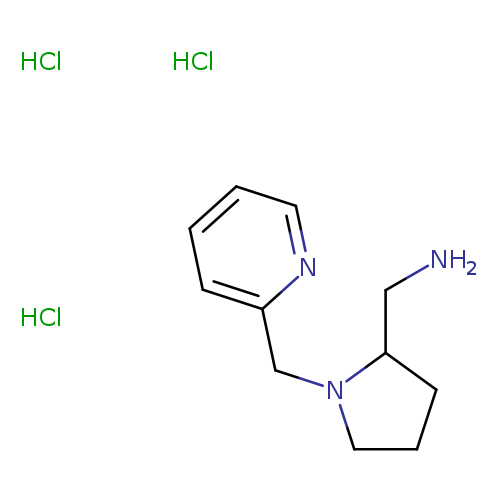 1-{1-[(pyridin-2-yl)methyl]pyrrolidin-2-yl}methanamine trihydrochloride