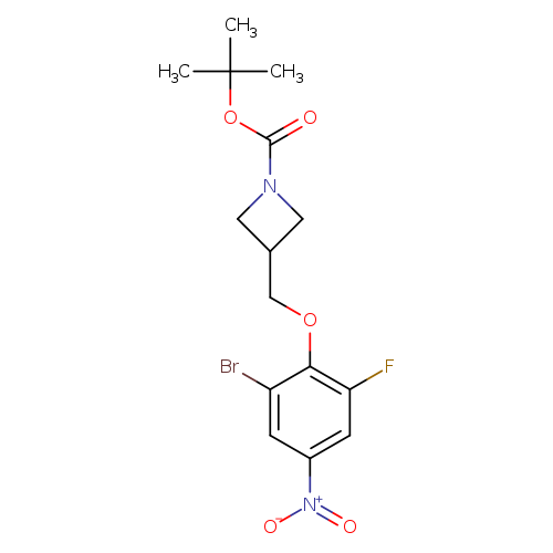 3-(2-Bromo-6-fluoro-4-nitro-phenoxymethyl)-azetidine-1-carboxylic acid tert-butyl ester