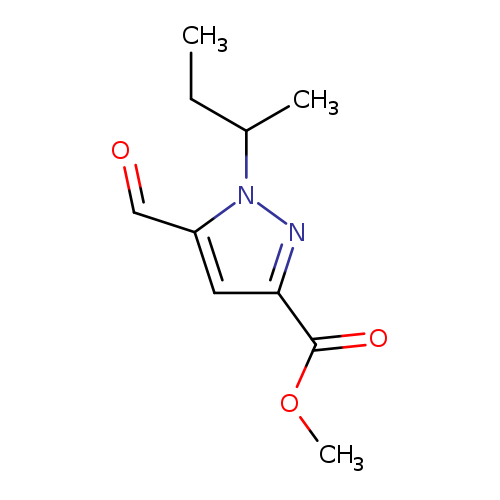 methyl 1-(butan-2-yl)-5-formyl-1H-pyrazole-3-carboxylate