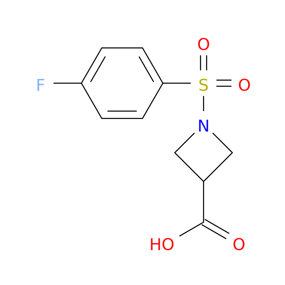 1-(4-Fluorobenzenesulfonyl)azetidine-3-carboxylic acid