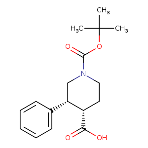 CIS-1-(TERT-BUTOXYCARBONYL)-3-PHENYLPIPERIDINE-4-CARBOXYLIC ACID