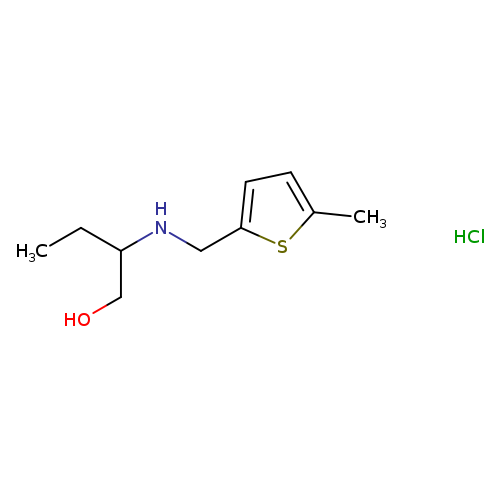 2-([(5-Methyl-2-thienyl)methyl]amino)-1-butanol hydrochloride
