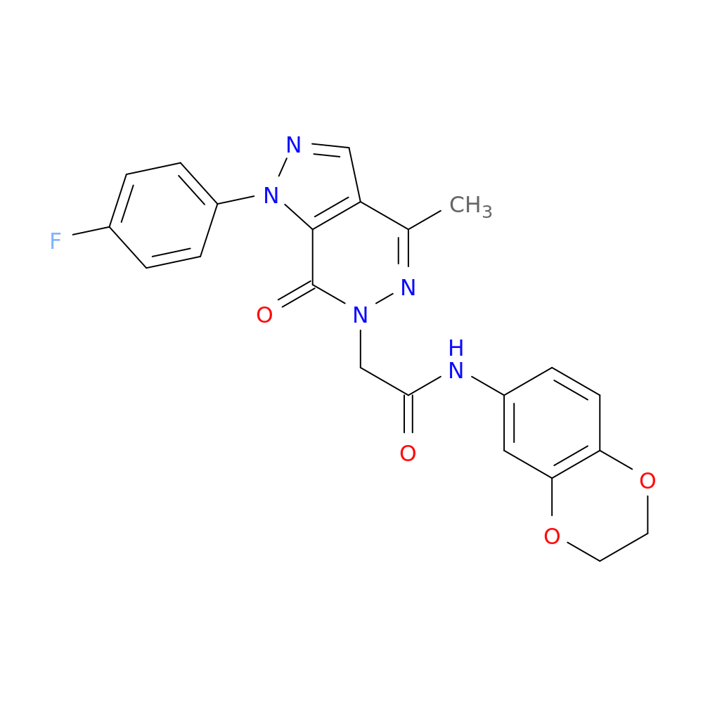 N-(2,3-dihydro-1,4-benzodioxin-6-yl)-2-[1-(4-fluorophenyl)-4-methyl-7-oxo-1H,6H,7H-pyrazolo[3,4-d]pyridazin-6-yl]acetamide