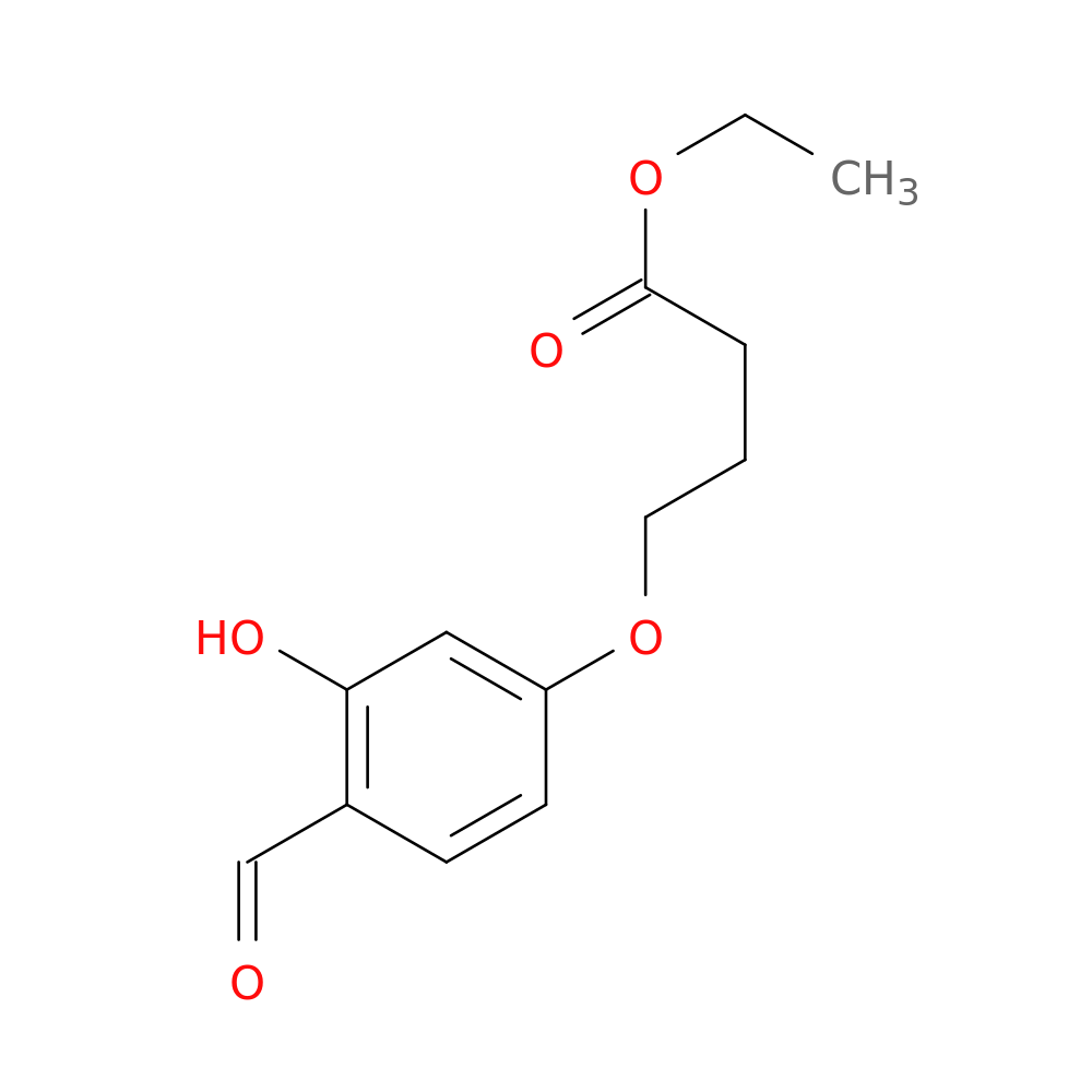 Ethyl 4-(4-formyl-3-hydroxyphenoxy)butanoate