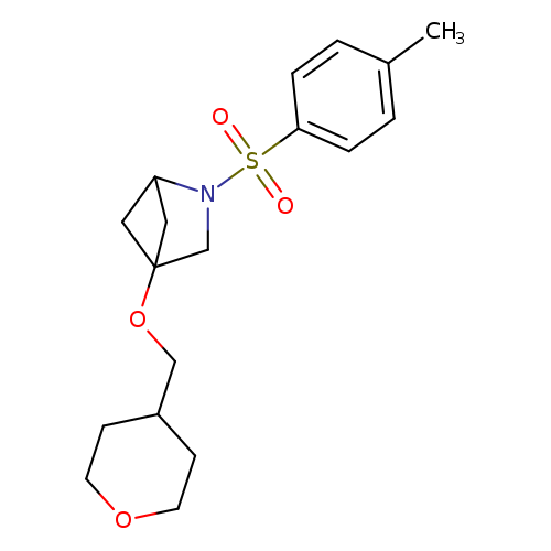 2-(4-methylbenzenesulfonyl)-4-[(oxan-4-yl)methoxy]-2-azabicyclo[2.1.1]hexane
