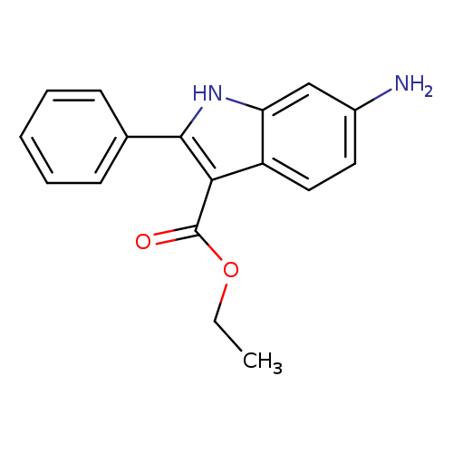 Ethyl 6-amino-2-phenyl-1h-indole-3-carboxylate