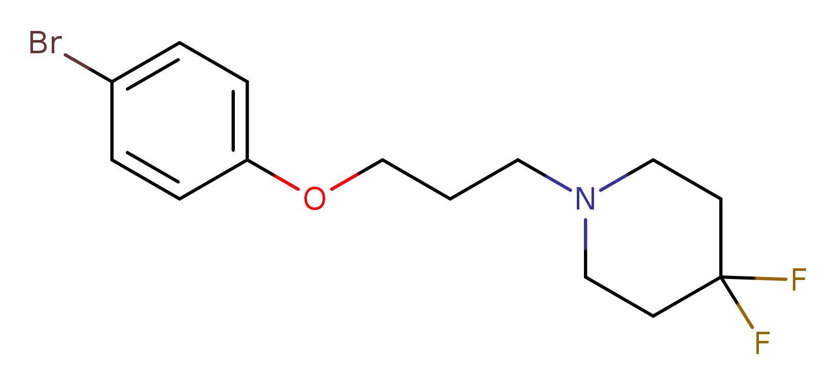 1-[3-(4-Bromophenoxy)propyl]-4,4-difluoropiperidine