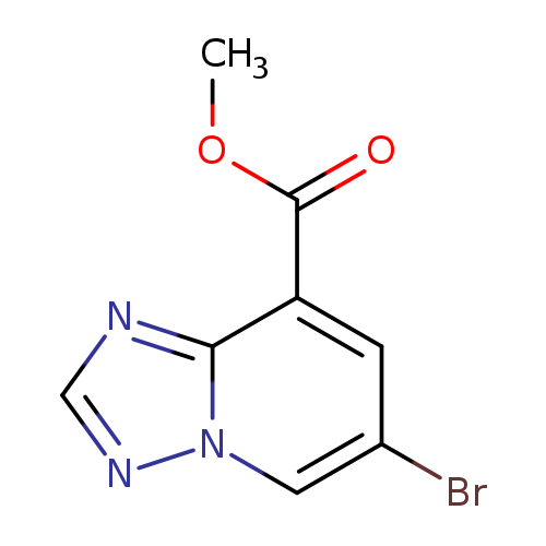 [1,2,4]Triazolo[1,5-a]pyridine-8-carboxylic acid, 6-bromo-, methyl ester