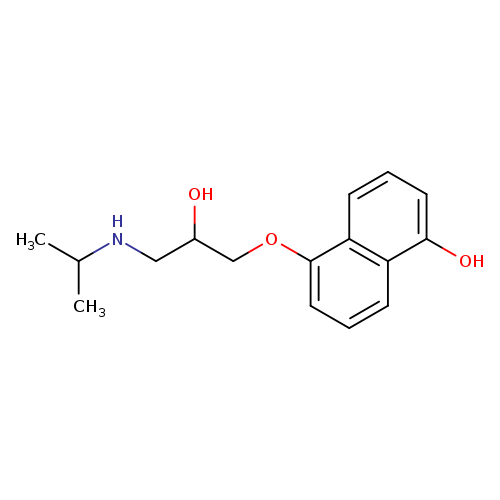 1-Naphthalenol, 5-[2-hydroxy-3-[(1-methylethyl)amino]propoxy]-
