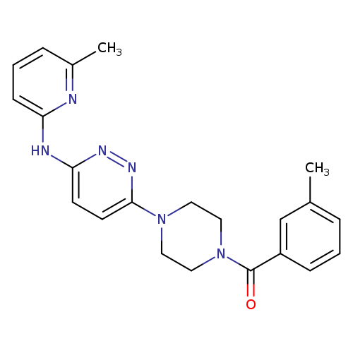 6-[4-(3-methylbenzoyl)piperazin-1-yl]-N-(6-methylpyridin-2-yl)pyridazin-3-amine