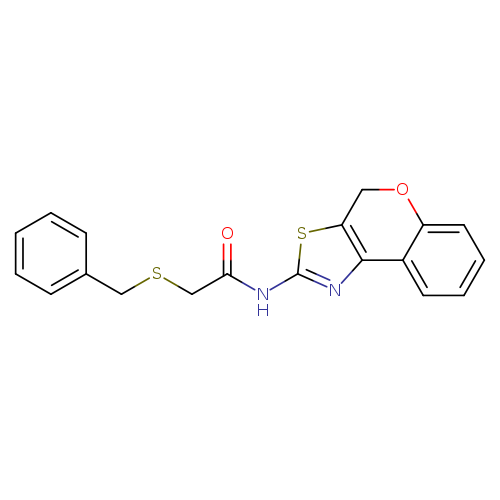 2-(benzylsulfanyl)-N-{4H-chromeno[4,3-d][1,3]thiazol-2-yl}acetamide