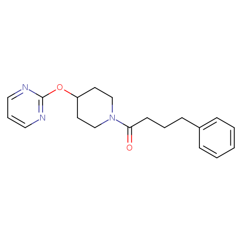4-phenyl-1-[4-(pyrimidin-2-yloxy)piperidin-1-yl]butan-1-one