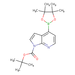 1H-Pyrrolo[2,3-b]pyridine-1-carboxylic acid, 4-(4,4,5,5-tetramethyl-1,3,2-dioxaborolan-2-yl)-, 1,1-dimethylethyl ester