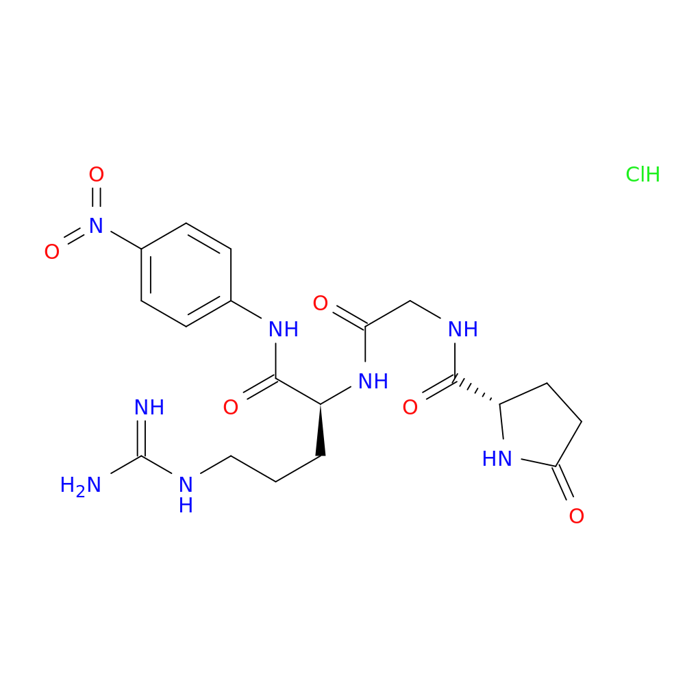 5-Oxo-L-prolylglycyl-N-(4-nitrophenyl)-L-argininamide hydrochloride