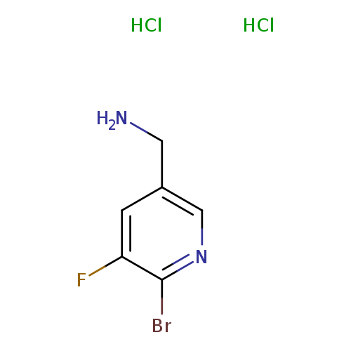 1-(6-bromo-5-fluoropyridin-3-yl)methanamine dihydrochloride